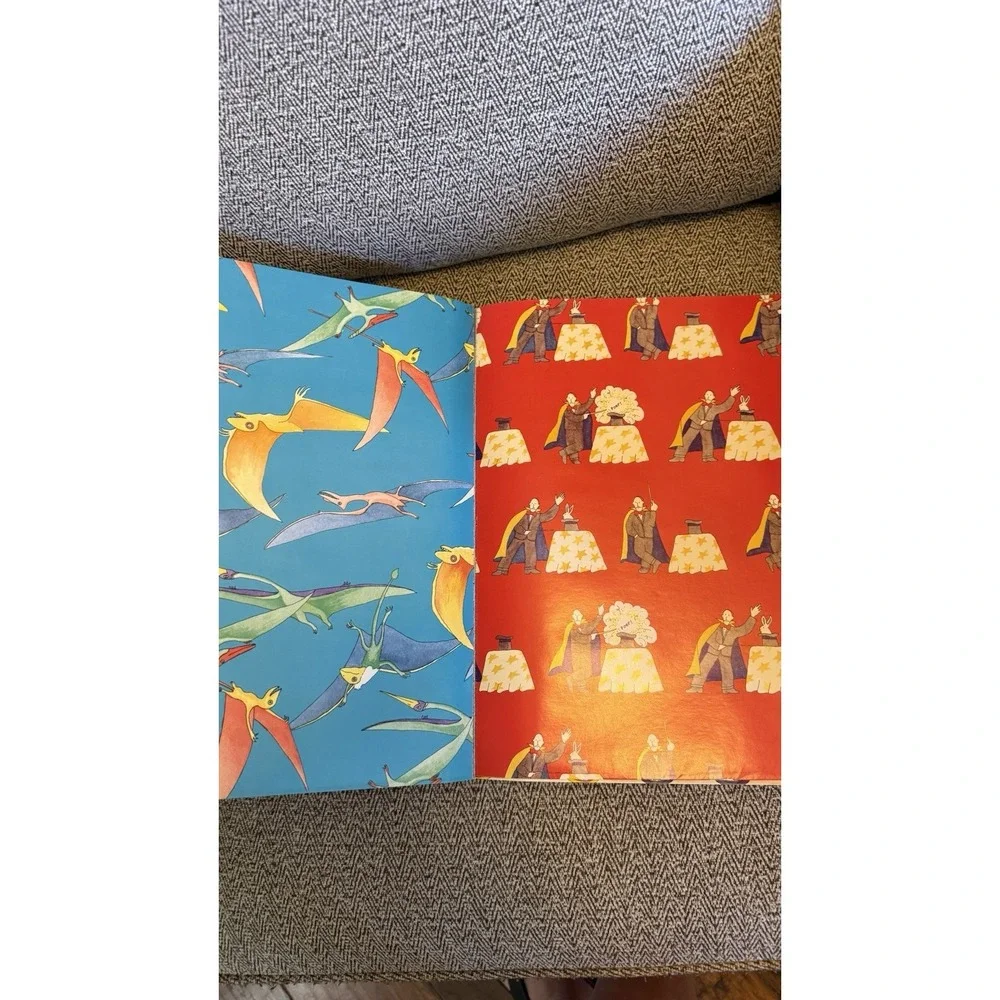 Vintage Wrapping Paper 1989 Super Wraps for Kids by Clair Moritz Y2K